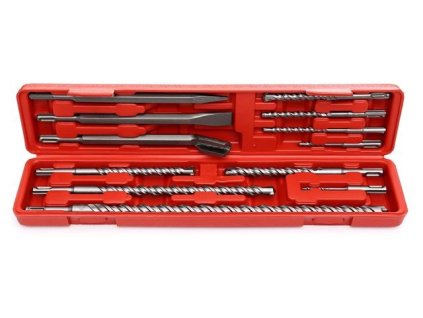 28002 sada vrtaku a sekacu do zdiva 12ks sds plus kraft dele kd10206
