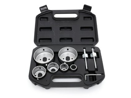 28449 sada wolframovych vrtacich korunek do keramiky 22 73mm sada 9ks kraft dele kd10285