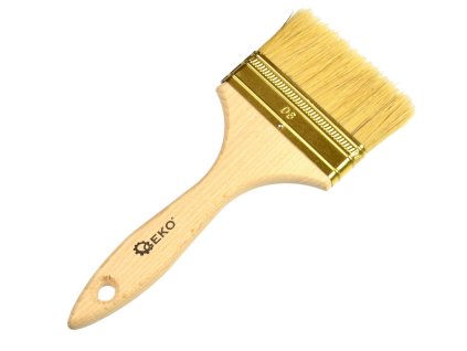 21676 stetec plochy 90mm drevena rukojet geko g66005