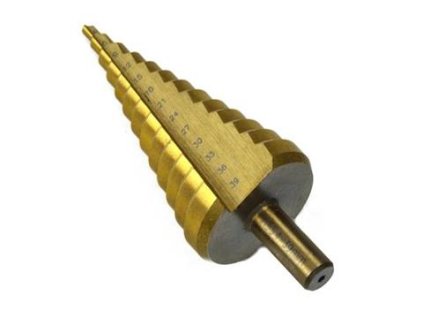 4146 vrtak stupnovity 4 39mm stupnovani po 3mm 13 otvoru stopka 13mm tin geko