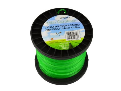 20150 zaci struna do strunove sekacky petihranna 2 4mm x 100m geko g73983