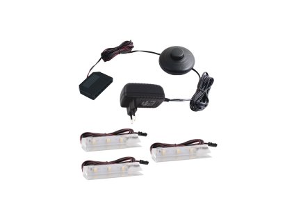 klips led pvc zestaw 3 pkt
