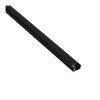 profil aluminiowy czarny line mini 2 m