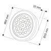 oval do wbudowania led 2w (1)