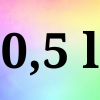 0,5 l