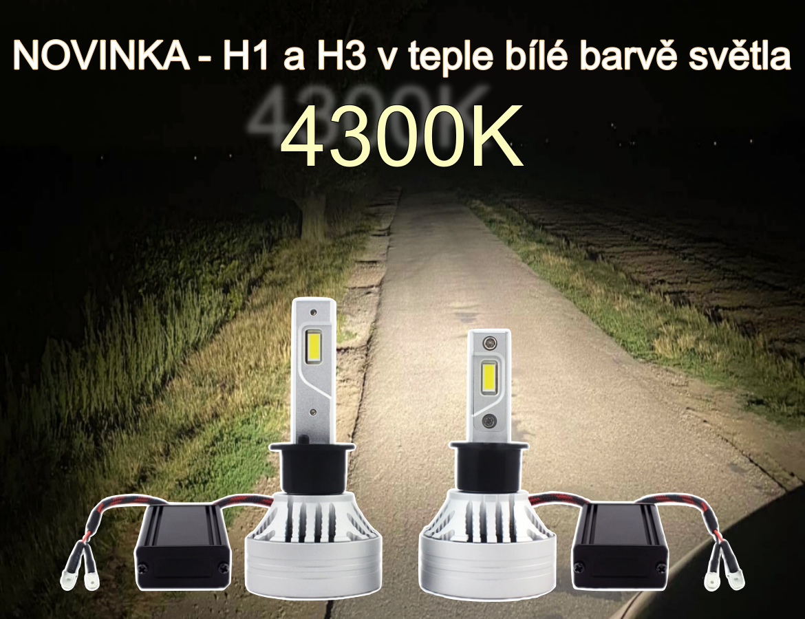 H1 a H3 4300K MT