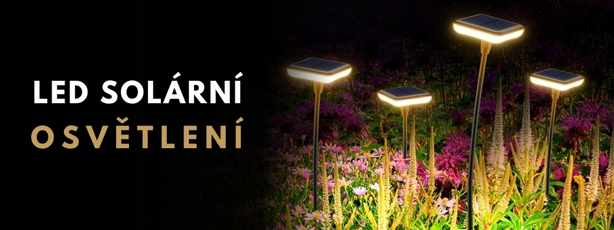 LED solární osvětlení