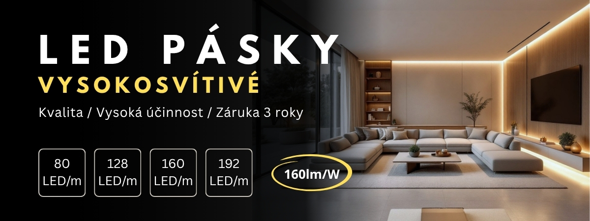 Vysoce svítivé LED pásy – maximální výkon pro každý projekt.