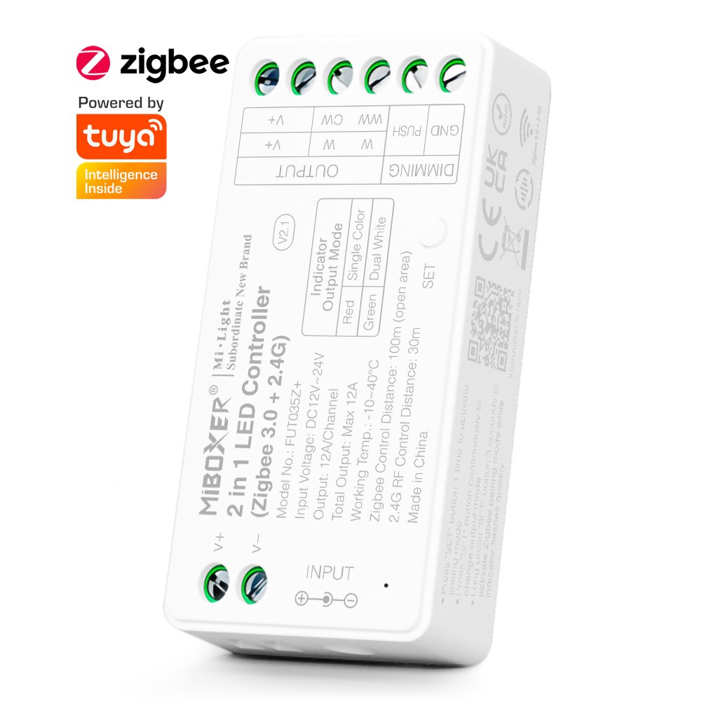 LED přijímač RF6 2 in 1 - Zigbee 3.0 + 2,4GHz (FUT035Z+)