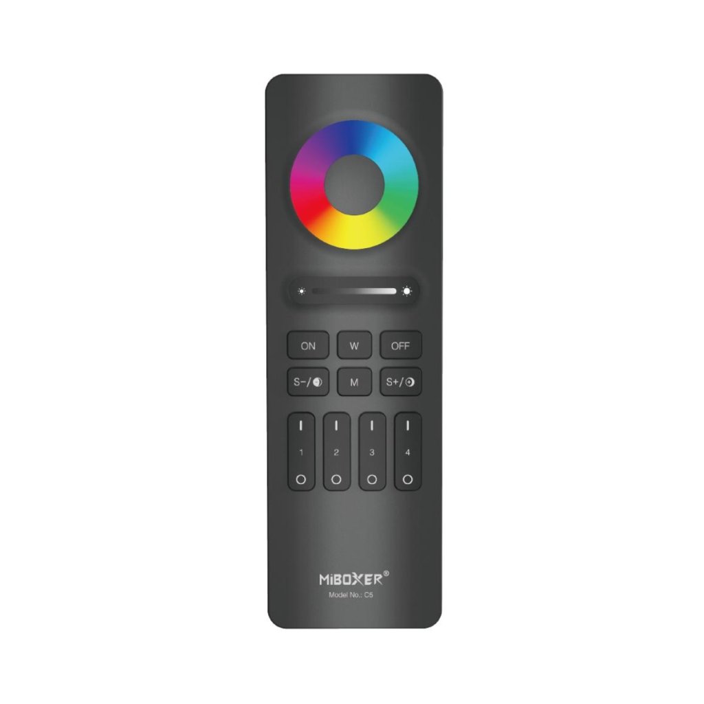 LED ovladač C5 RGB+CCT 4 okruhy - 2,4GHz