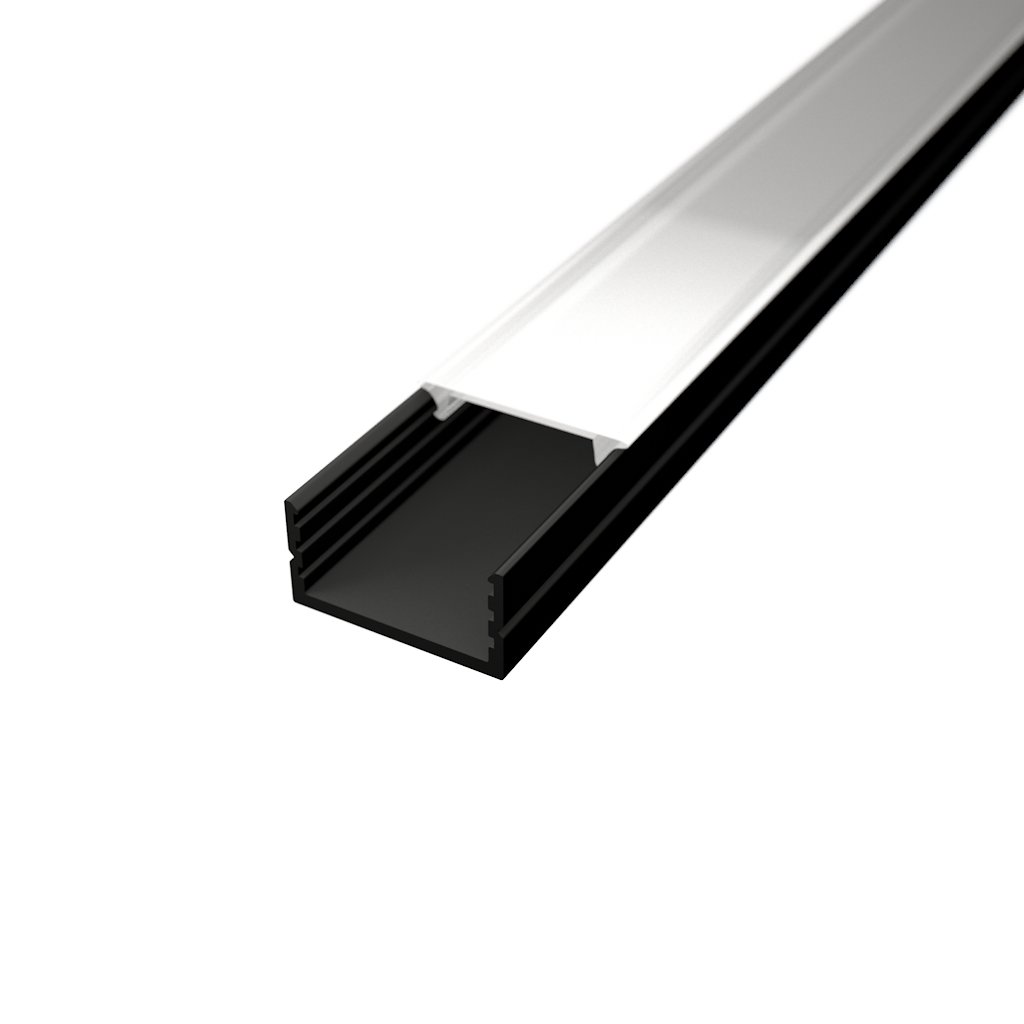 LED lišta povrchová S10 černá