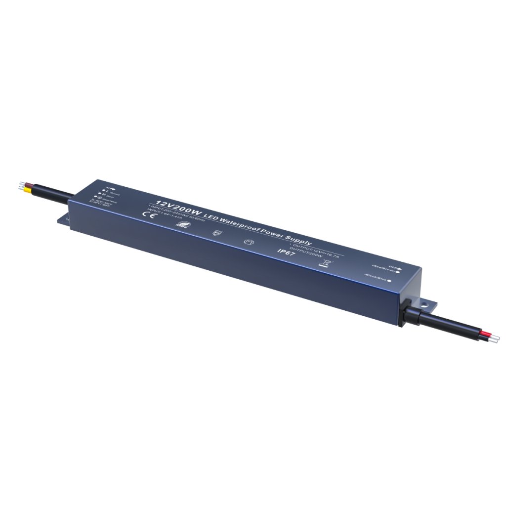 LED napájecí zdroj 200W, 12V, IP67 - MINI