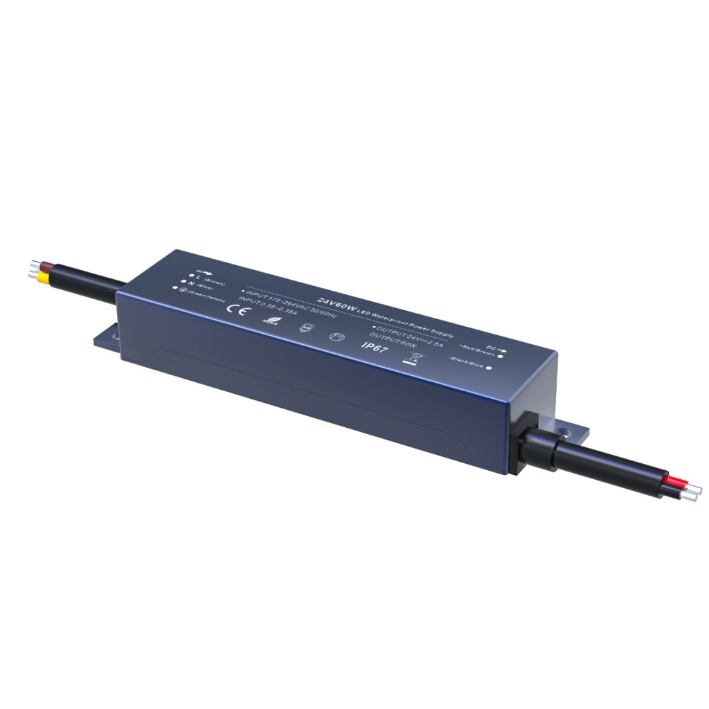 LED napájecí zdroj 60W, 24V, IP67 - MINI