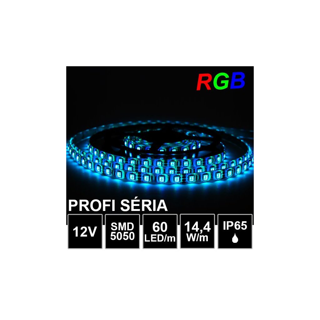5770 5m profi led pasik smd5050 rgb 60led m ip65 12v
