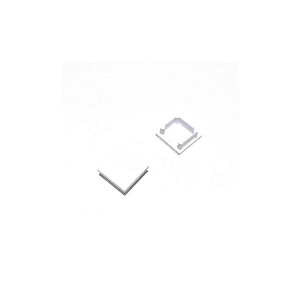 7198 koncovky led lista smart 16 biele 2ks