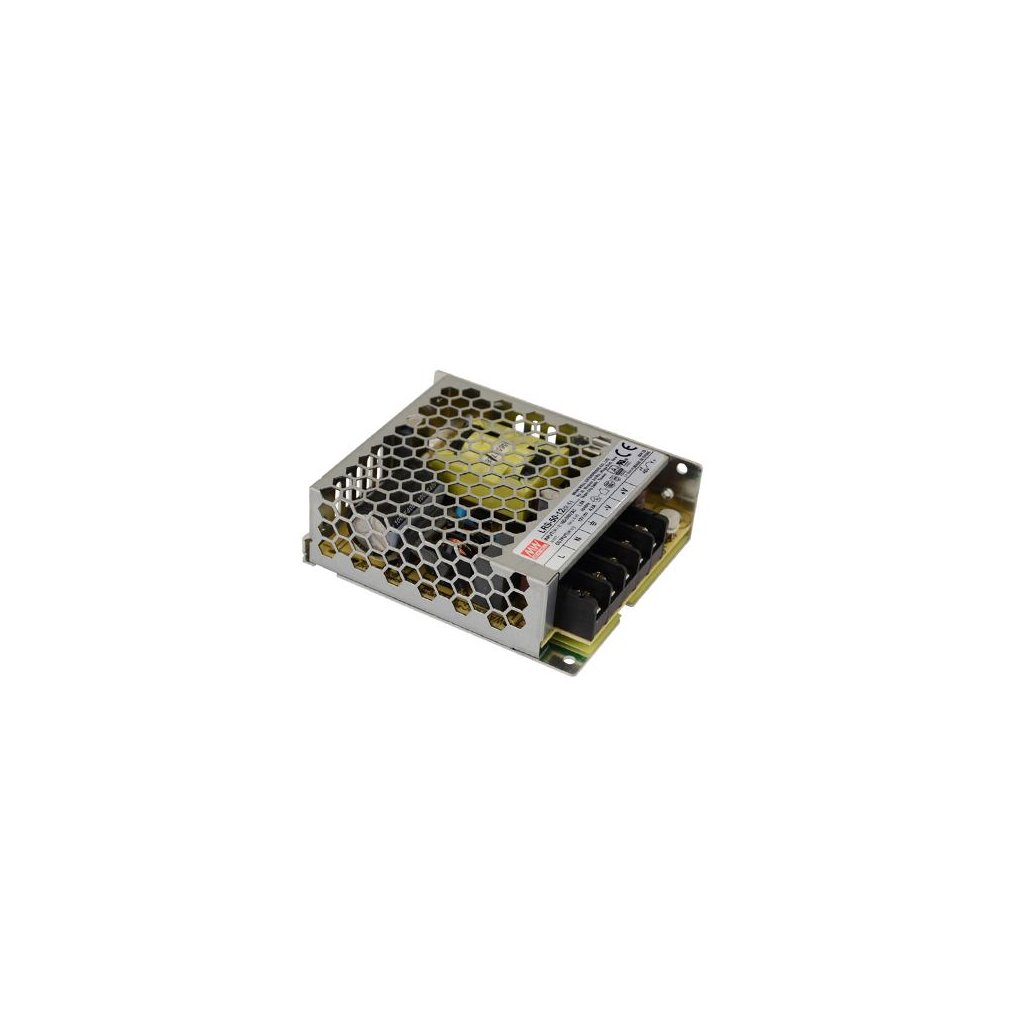 6124 led napajaci zdroj 50w 12v montazny mean well zaruka 3 roky