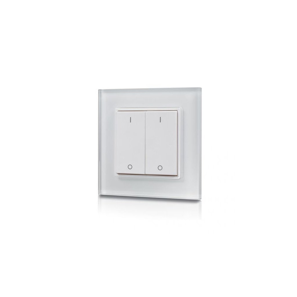6457 led ovladac nastenny glass 2 okruhy