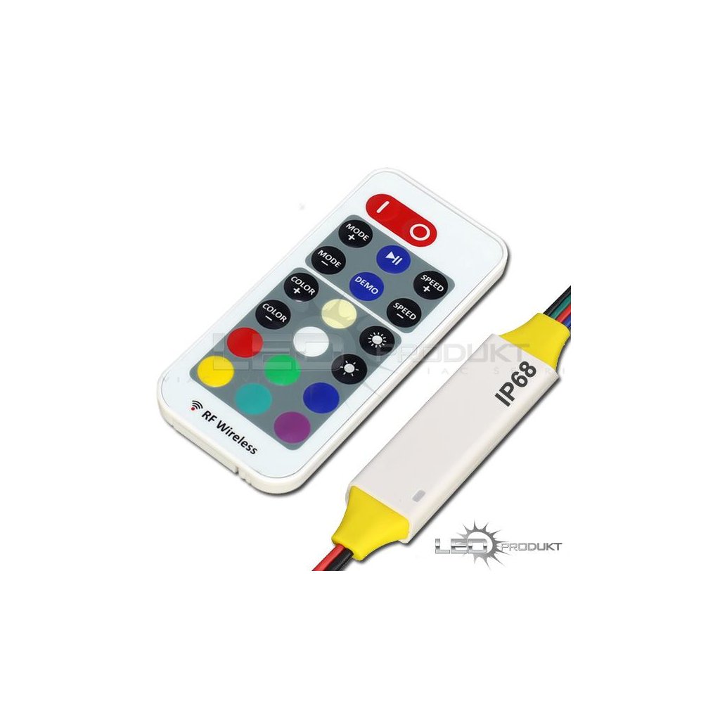5338 led rgb ovladac rf4 ip68