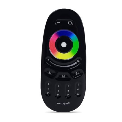 RGB/RGBW ovladač dotykový RF5  4 okruhy - 2,4GHz - černý