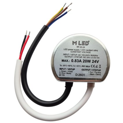 zdroj do krabice 20W 24V 2