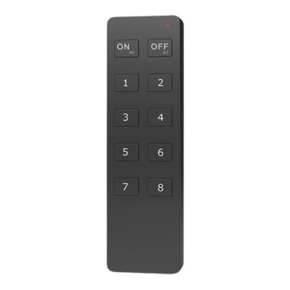 LED ovladač RF12 8 okruhů + ON/OFF všechny okruhy