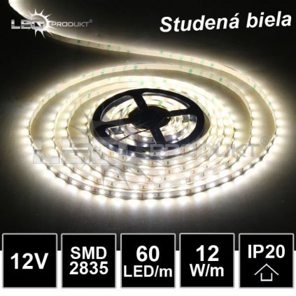 5941 led pasik 60led m smd2835 studena biela ip20 12v