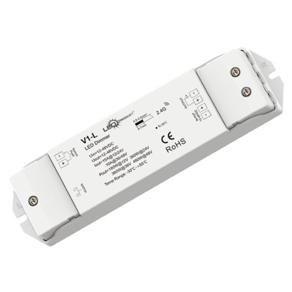 LED přijímač V1-L RF 2,4GHz 15A