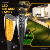 LED solární lampa - Imitace plamene