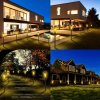 LED solární lampa - Imitace plamene
