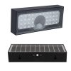 LED solární svítidlo Brick - černé 900lm