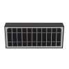 LED solární svítidlo Brick - černé 900lm