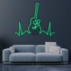 LED neon - Kytara EKG 100x82cm
