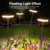 LED solární lampa čtverec - Efekt plovoucího světla