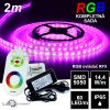 5119 2m ip65 vodeodolny 60led m rgb pasik rf9 dotyk kompletna sada