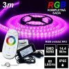 5140 3m ip65 vodeodolny 60led m rgb pasik rf2 kompletna sada