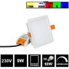 6448 led panel 9w stvorec rgb dual white 2 4ghz