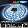 LED pásek 60LED/m SMD5050 12W/m IP20 RGB-CW (RGB+studená bílá) 12V