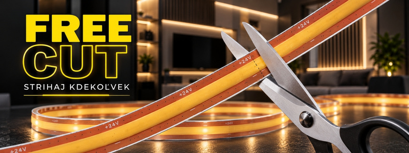 LED pásy COB FREE CUT