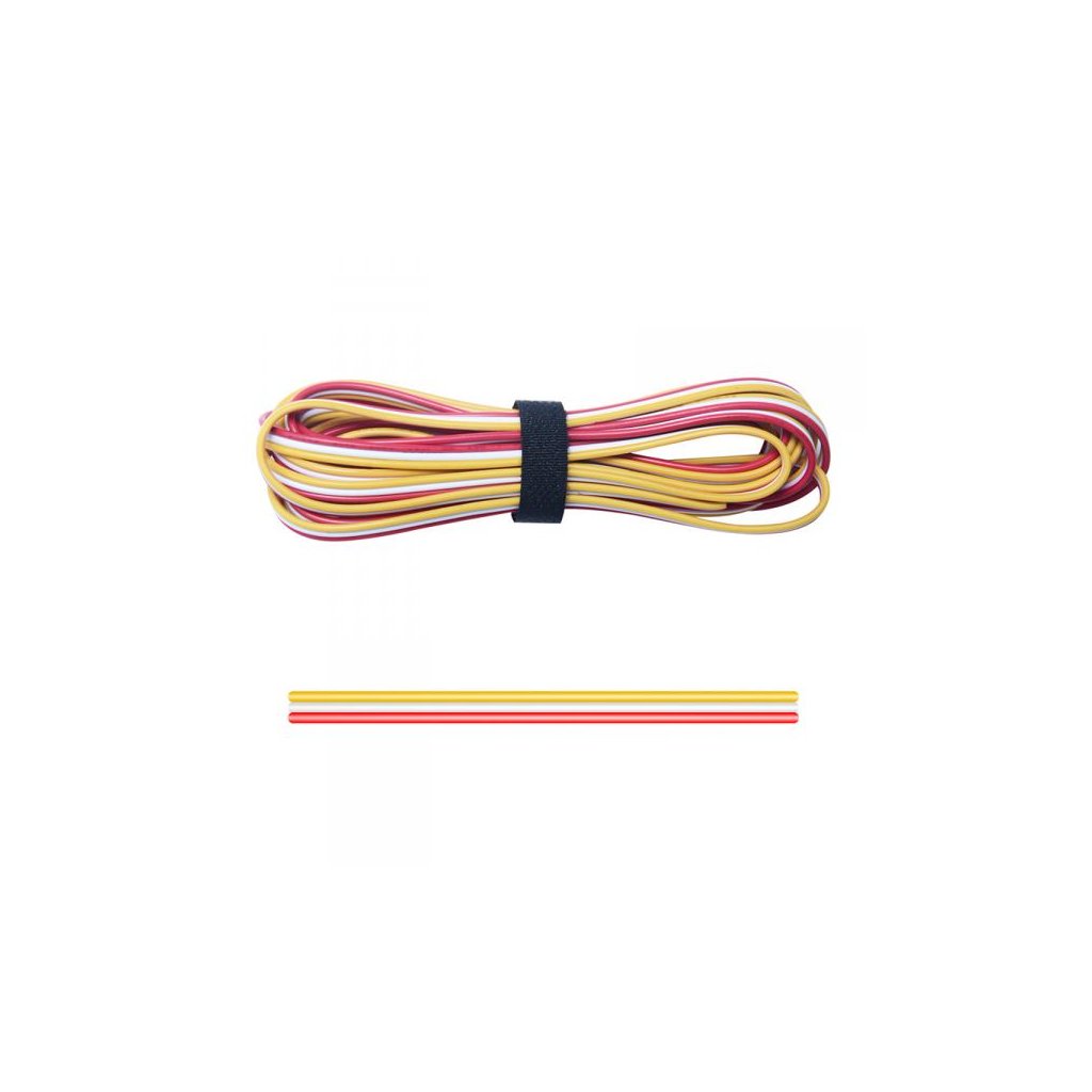 7651 trojlinka 3x0 5mm pre dual white led pasy