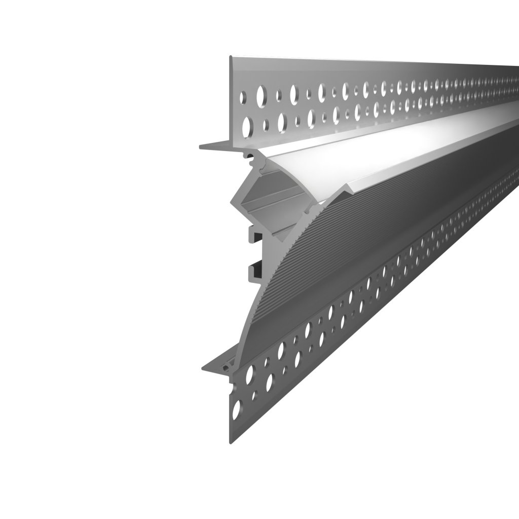 2m WALL LED profile RECESSED 15