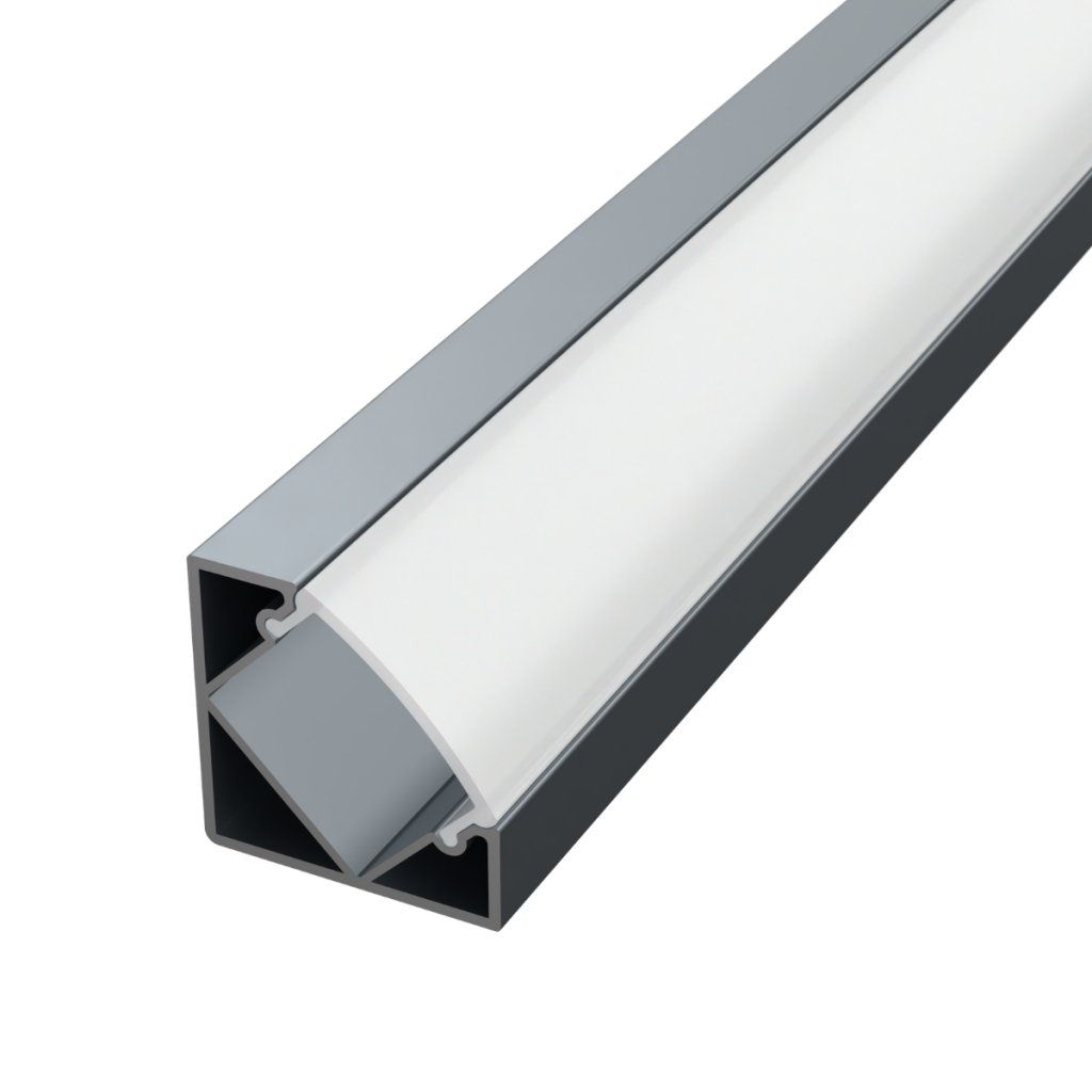 LED lišta ROHOVÁ SIMPLE - Grey