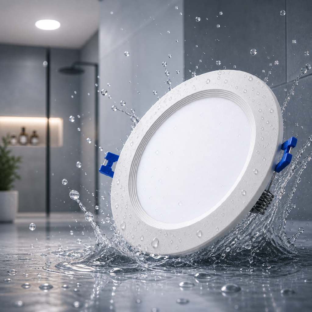 LED panel Wellmax 12W IP54 kruhový – CCT 3000K/4000K/6500K (3v1)