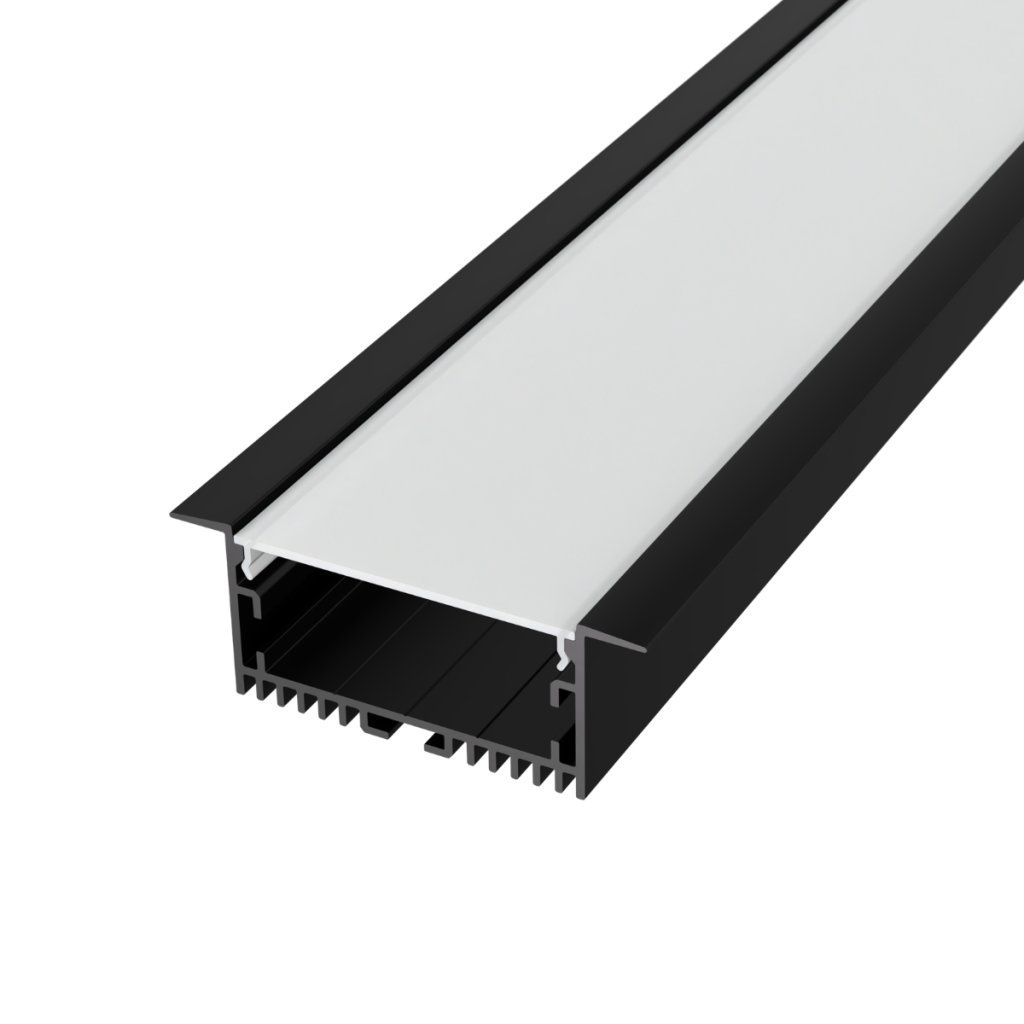 LED lišta zapustená - MAXI čierna
