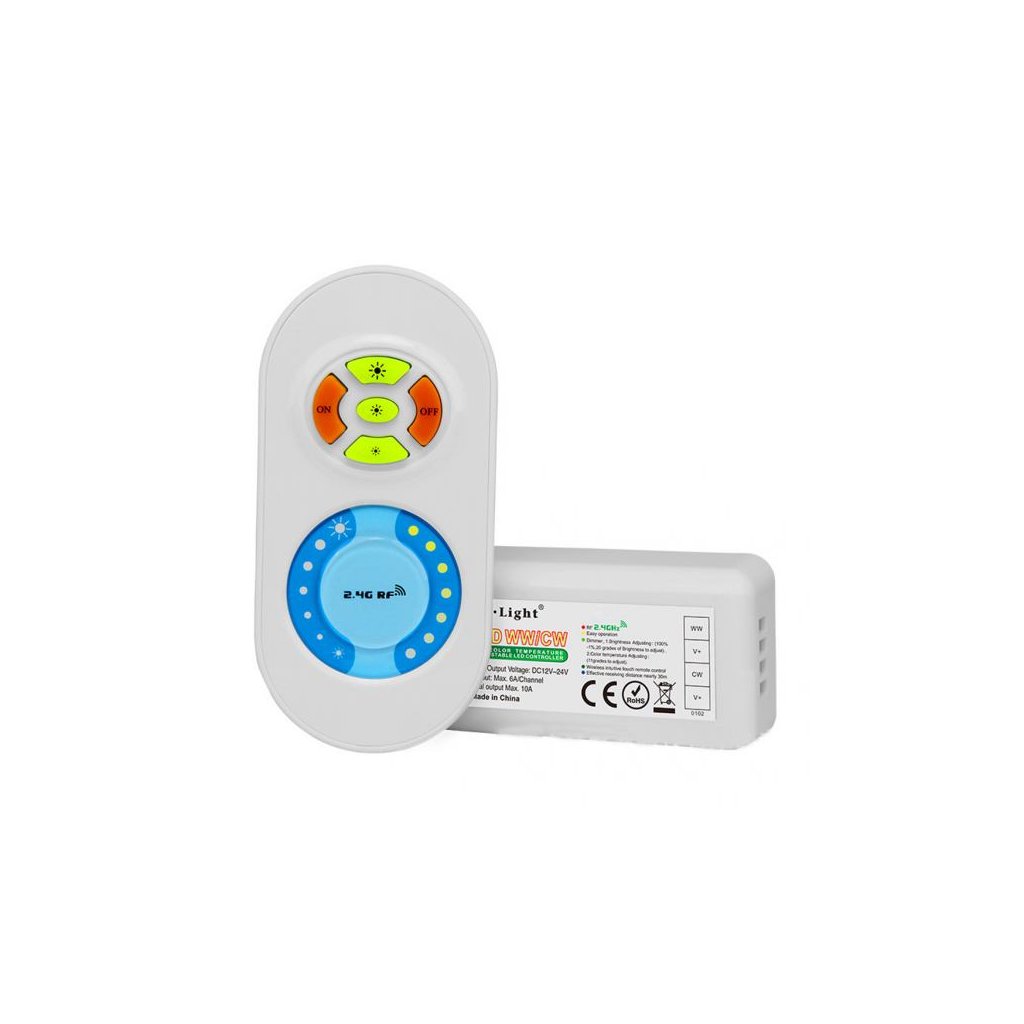 5074 led ovladac ldpt rf studena tepla biela farba 2 4ghz