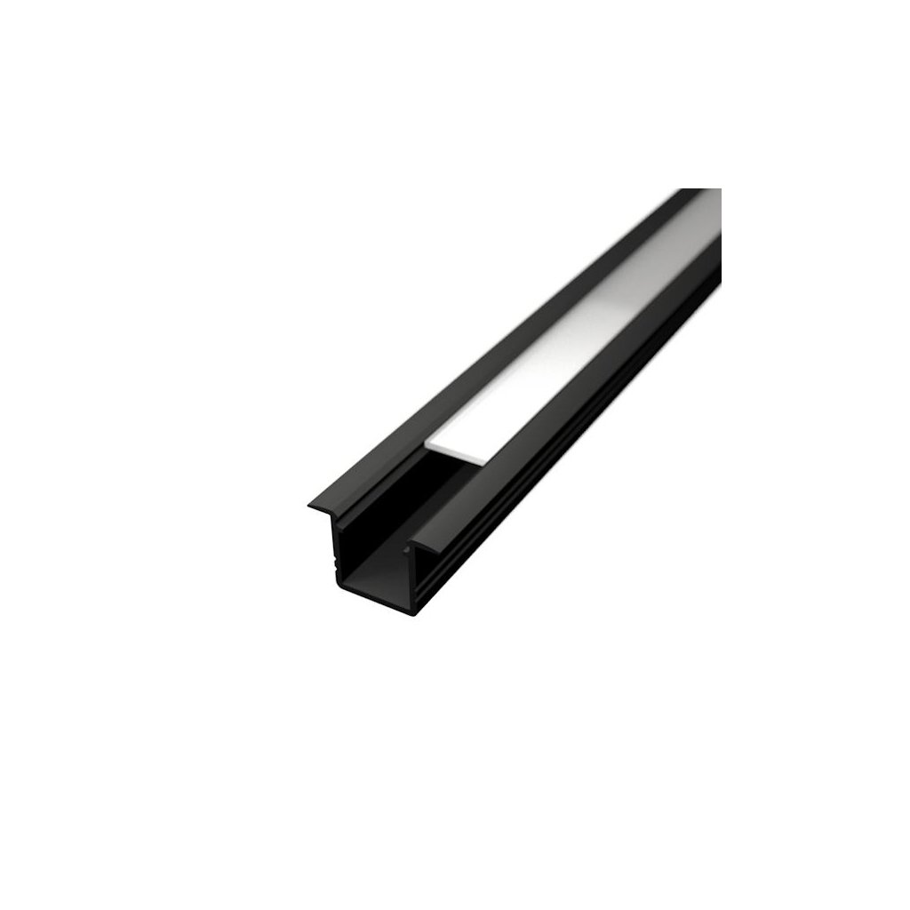 6112 led lista zapustena smart cierna