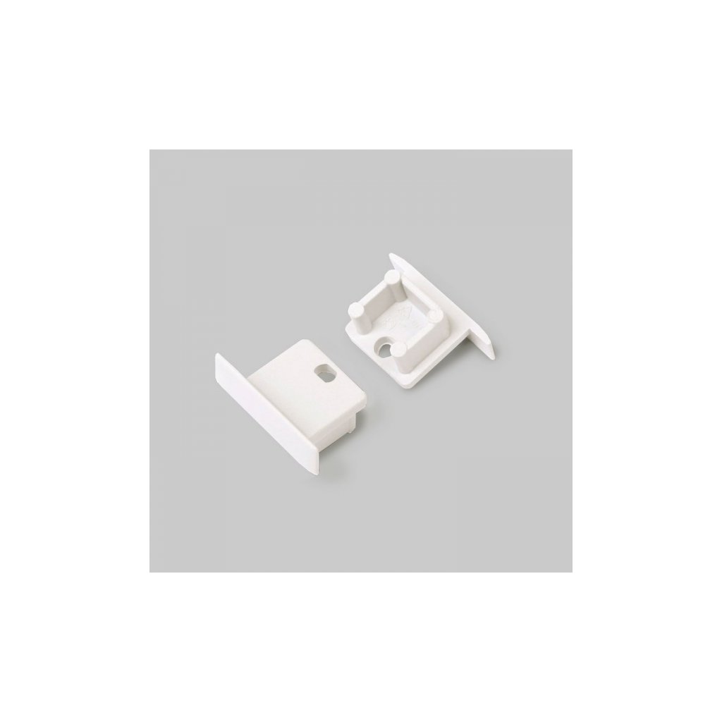 6169 koncovky led lista zapustena smart 2ks biele