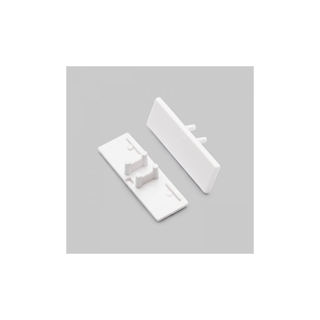 7267 koncovky pre led listu zadnu biele 2ks