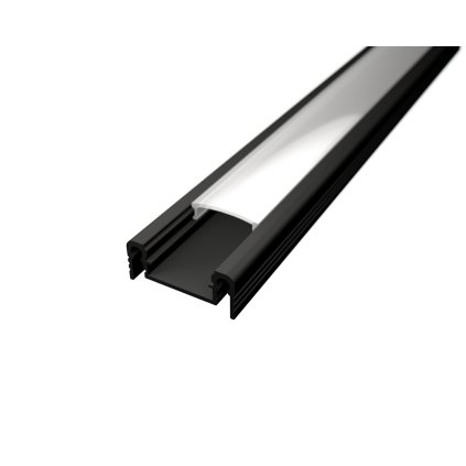 LED lišta povrchová S13 čierna