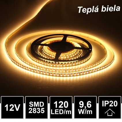 120LED 3000K IP20 led pasik