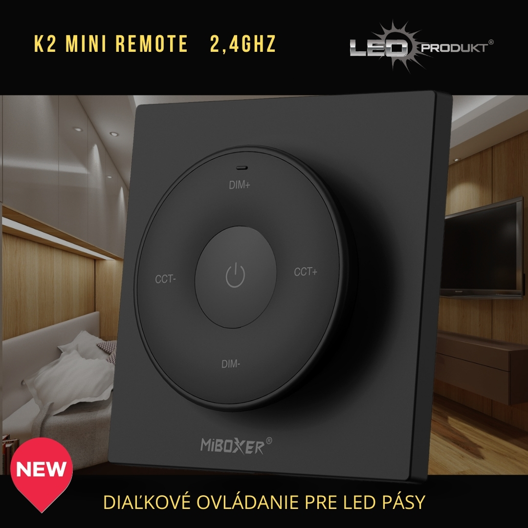 LED ovládač K2 čierny